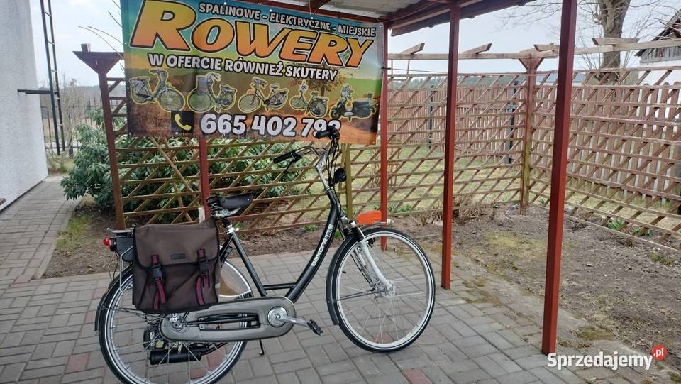 Holenderski rower spalinowy z silnikiem Sachs