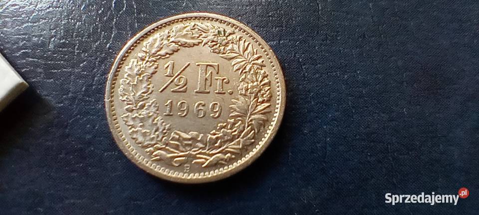 Stare monety 12 franka 1969 Szwajcaria Antyki, Sztuka, Kolekcje Lesko sprzedam