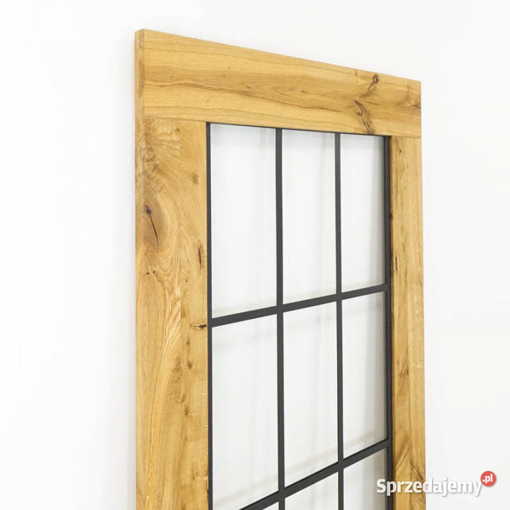 Drzwi przesuwne drewniane dębowe SZPROS 210cm Chmielnik