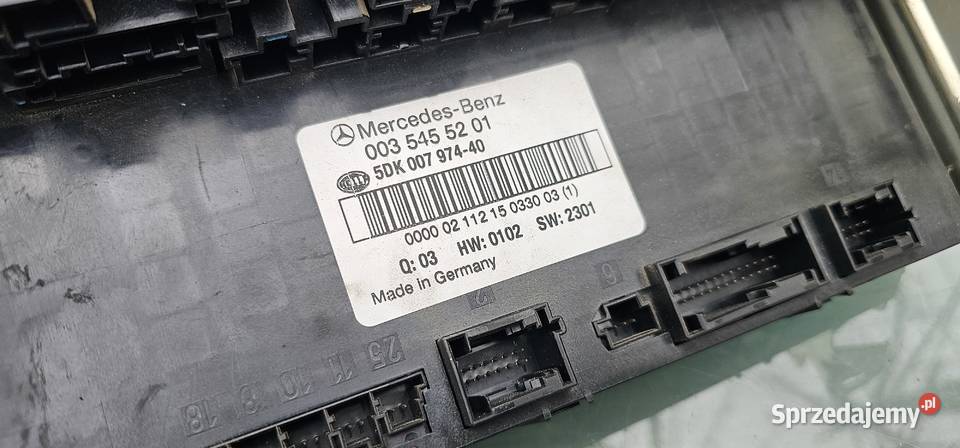 Moduł sam tył mercedes w203 0035455201 wielkopolskie Zbąszyń