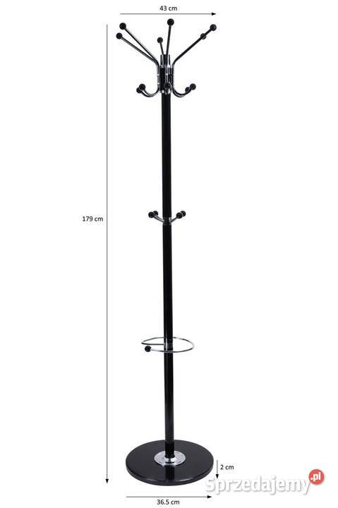Podłogowy stojący obrotowy wieszak na ubrania 43cm wielkopolskie Poznań