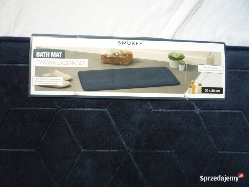 Smukee Nowy Dywanik łazienkowy 50 x 80 Granatowy Szczecin