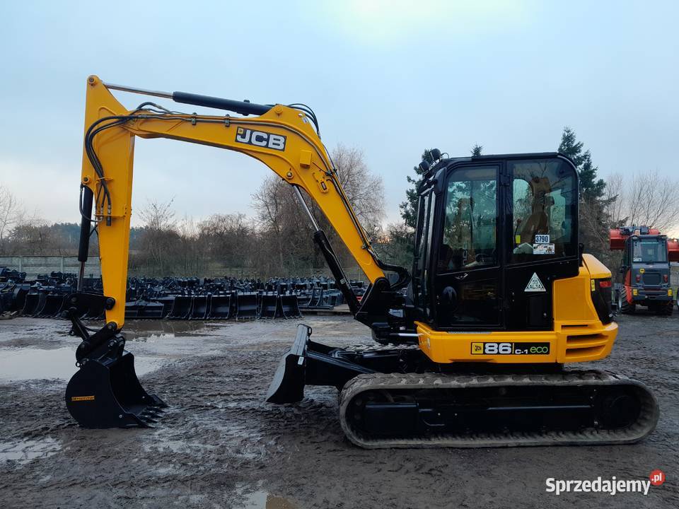 JCB 86C1 2025R KOPARKA 8 TON CAT VOLVO KUBOTA Koparki Krotoszyn sprzedam