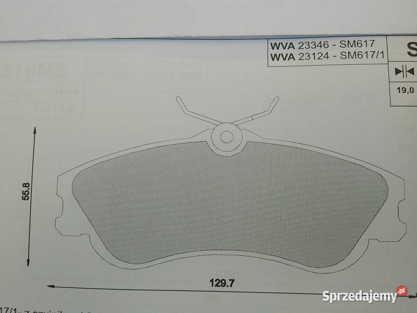 SM617 Klocki hamulcowe kpl przód CITROEN
