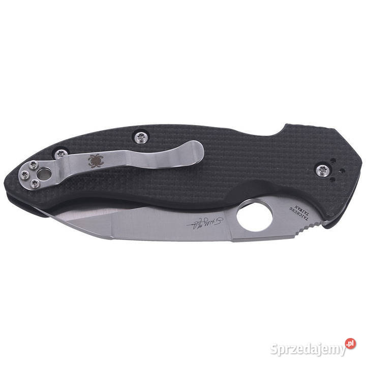Nóż składany Spyderco Canis Carbon Fiber G10