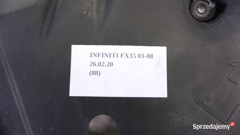 OSŁONA ZAŚLEPKA PLASTIK INFINITI FX35 FX45 0308 Nowy Tomyśl