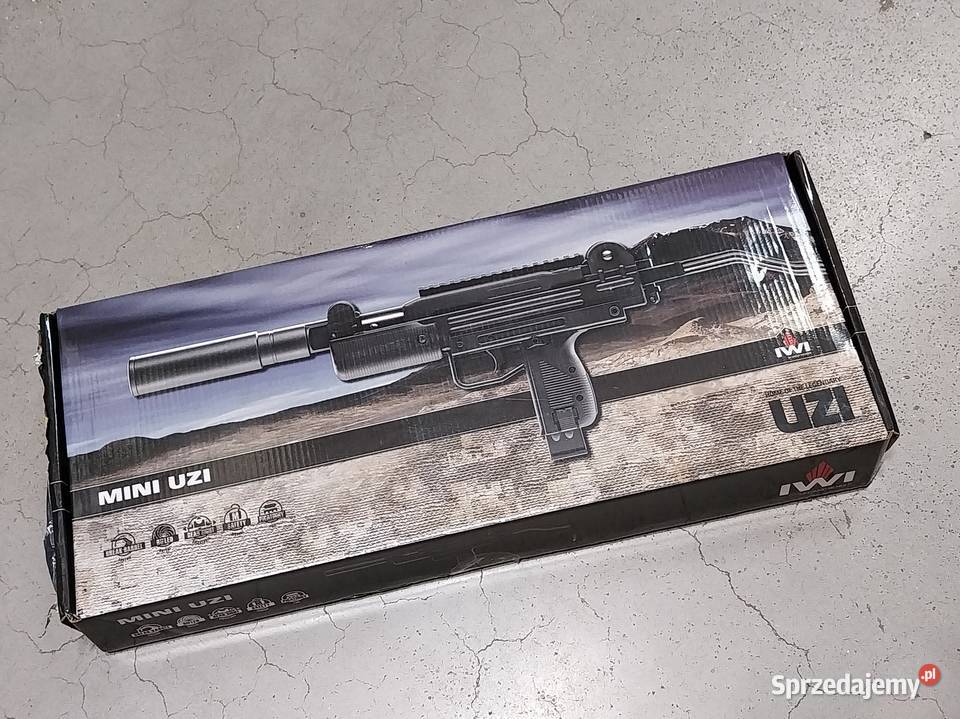 Pistolet maszynowy wiatrówka IWI Mini Uzi 45 mm Czeladź
