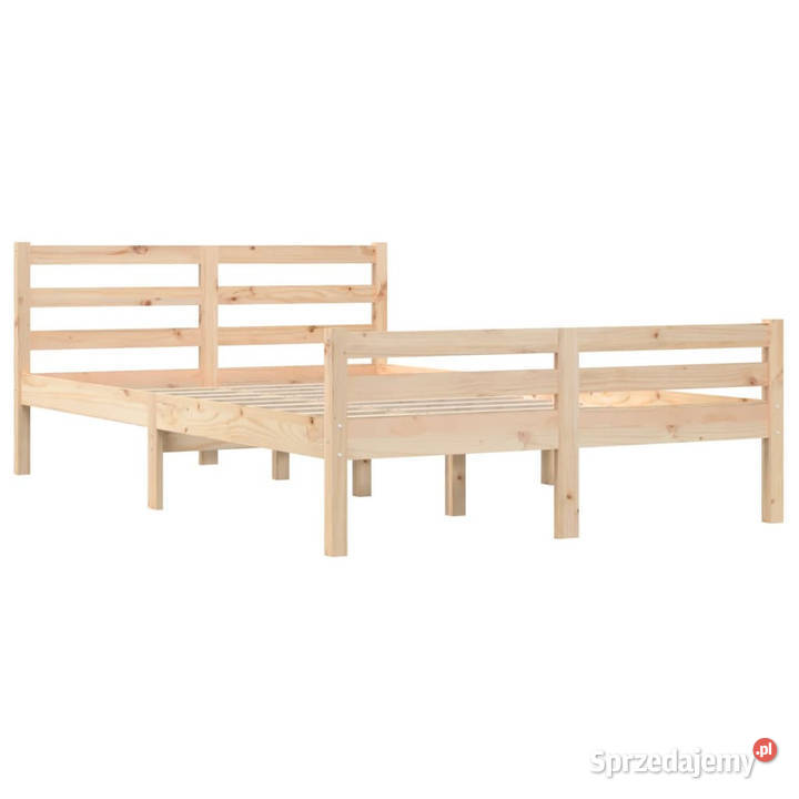 Rama łóżka lite drewno 140 x 190 WM814799