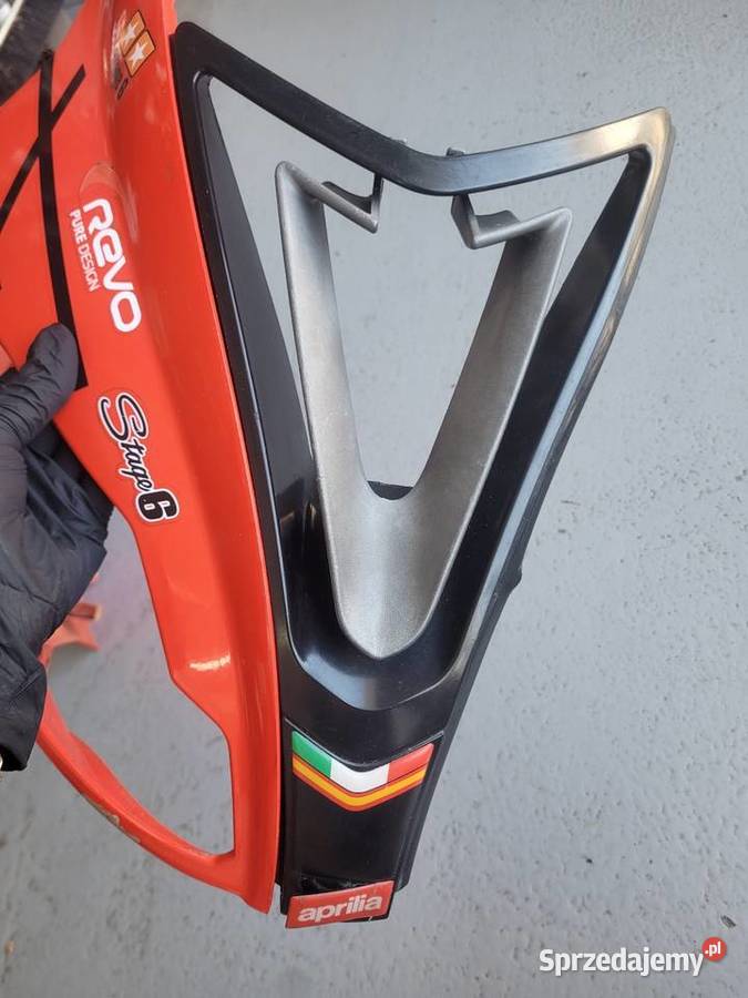 APRILIA SR 50 R FACTORY 0418 OEM OWIEWKA OSŁONA wielkopolskie Nowy Tomyśl
