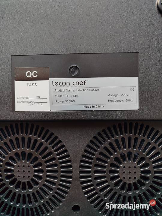Lecon Chef Płyta indukcyjna 3500W 230V Z lubelskie Kraśnik