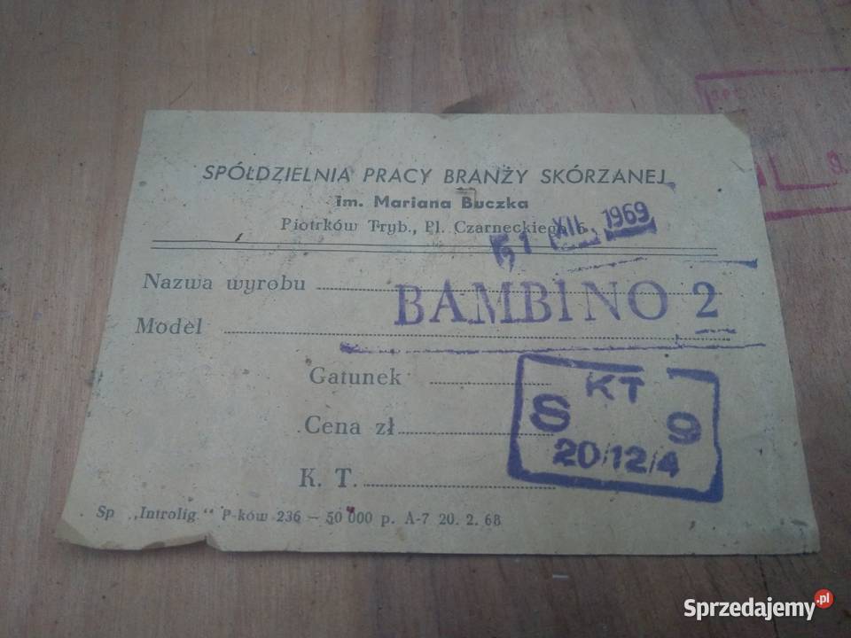 Ramię gramofon Bambino wkładka igła adapter 1969 Warszawa