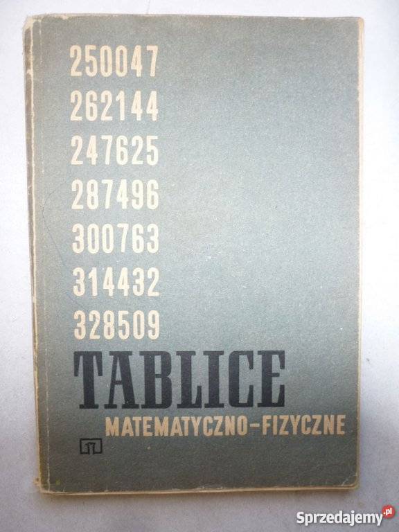 TABLICE MATEMATYCZNO FIZYCZNE matematyka, statystyka Radom