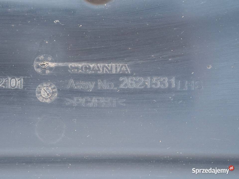 SCANIA R S BŁOTNIK NADKOLE LISTWA LEWY PRZÓD Bieleń
