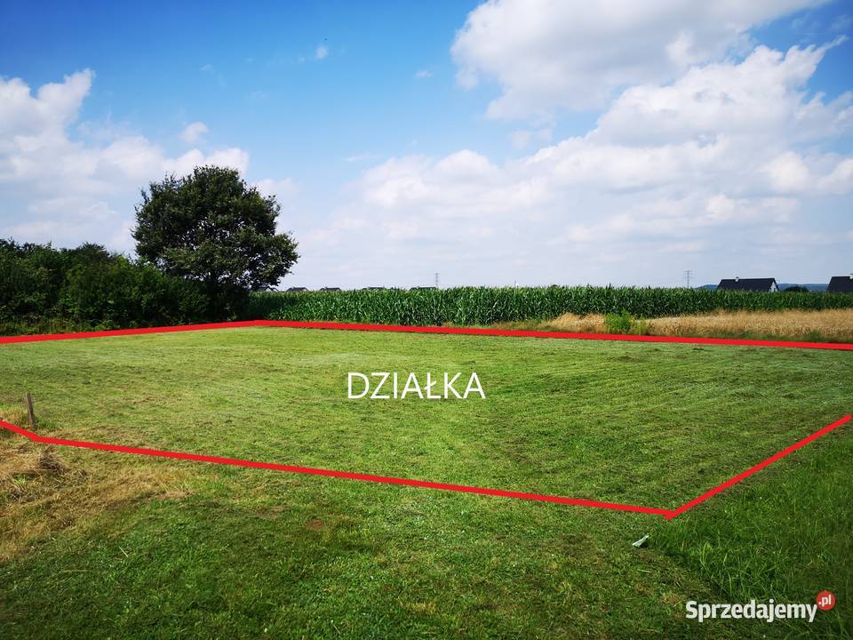 Działka budowlana Orzesze Mościska 960m2 sprzedam