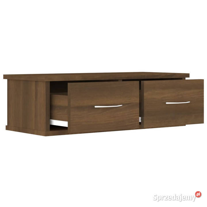 Szafka ścienna brązowy dąb 60x26x185 WM815080 Meble