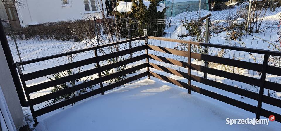 Balustrada tarasowabalkonowa z furtką mazowieckie Piaseczno