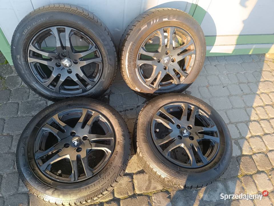 Alufelgi 4x100 15 opony letnie Klukowa Huta