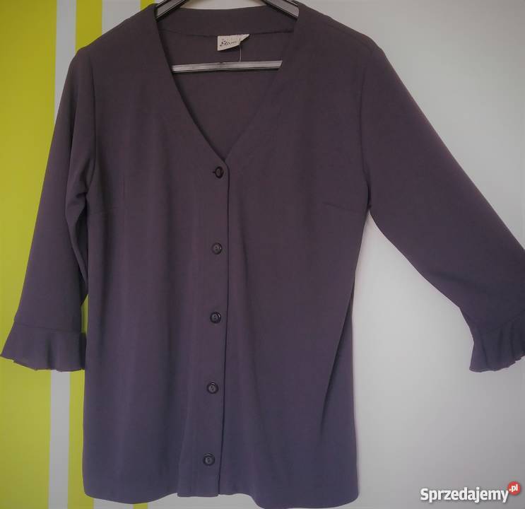M Nowa bakłażanowa bluzka narzutka kolekcji Miss Gliwice