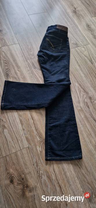 jeansy Firetrap M 38 granatowe granat dzwony małopolskie Kraków sprzedam