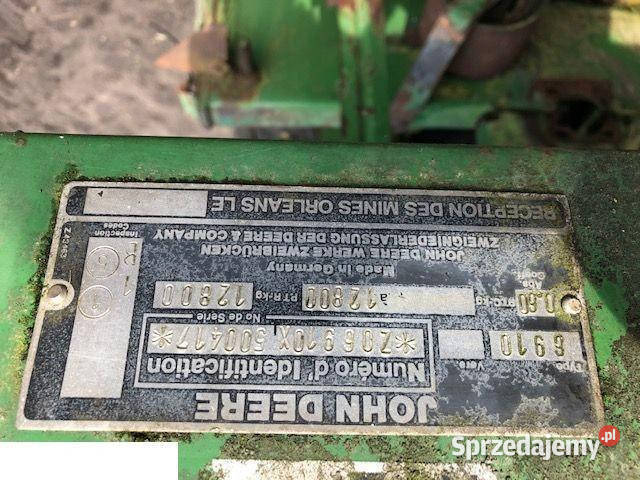 Sieczkarnia John Deere 6810 Sieczkarnia John Jastrzębniki