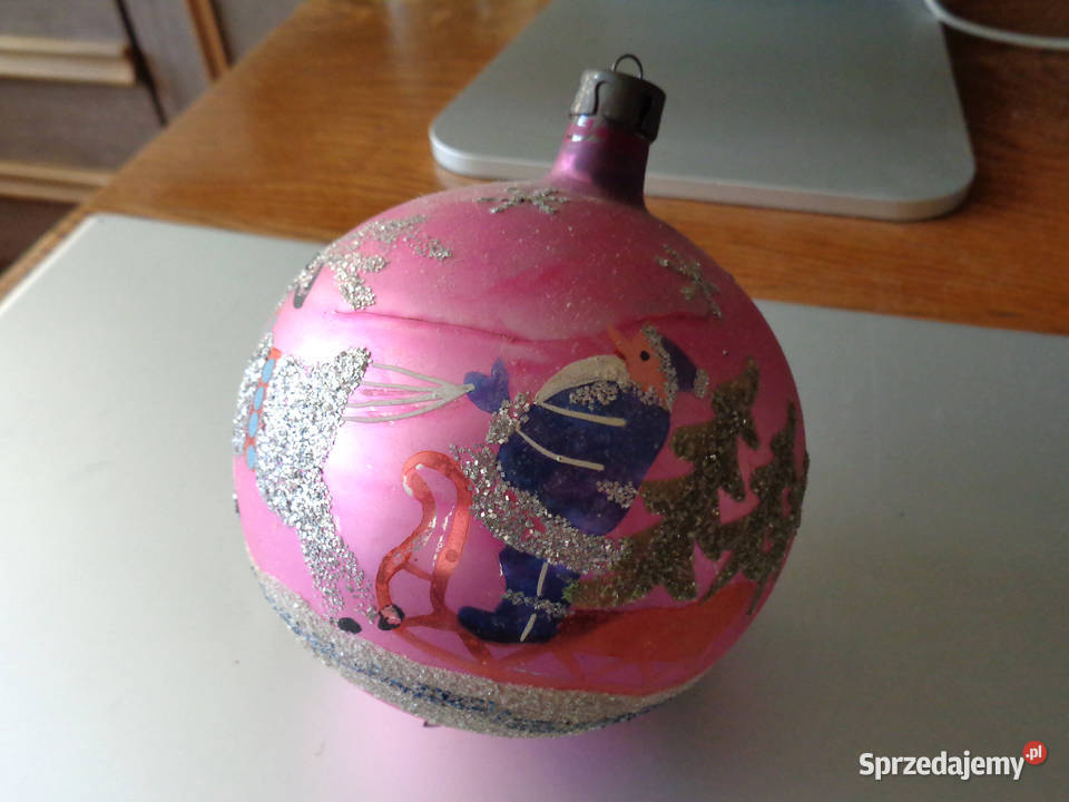 3 stare bombki z mikołajem lata 70te opolskie Brzeg sprzedam