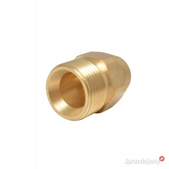 Adapter M22x15M G14F Mosiężna Redukcja do Osprzęt do myjek Ludźmierz