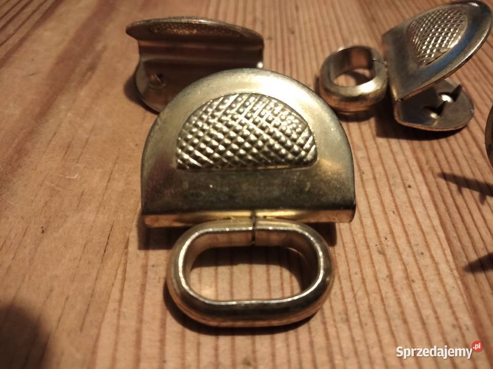 Okucie ozdobne do torebki kolor złoty Ostrów Wielkopolski