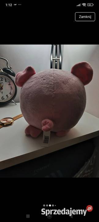 Świnka prosiaczek z biedronki różowy Łódź