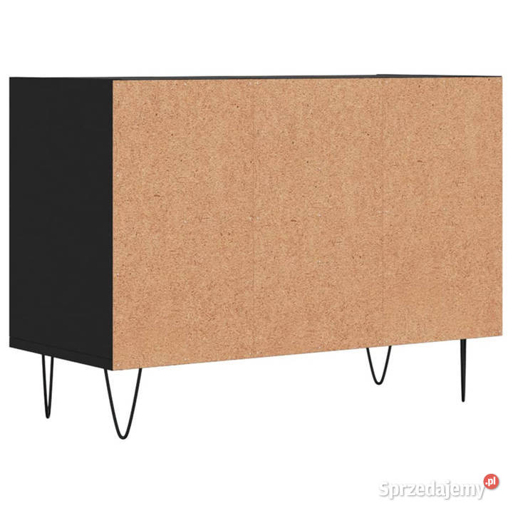 Szafka pod TV czarna 695x30x50 materiał Warszawa