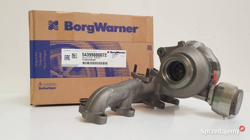 Nowa turbosprężarka BorgWarner 54399880072 Siedlce