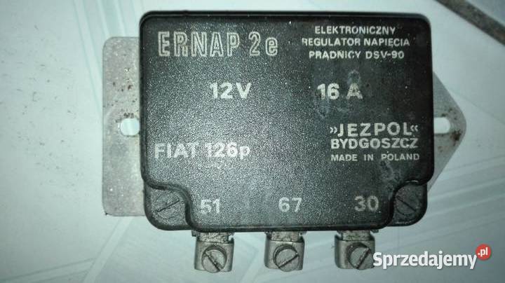 Fiat 126 pElektroniczny regulator prądnicy 12 V Zbiersk-Cukrownia sprzedam