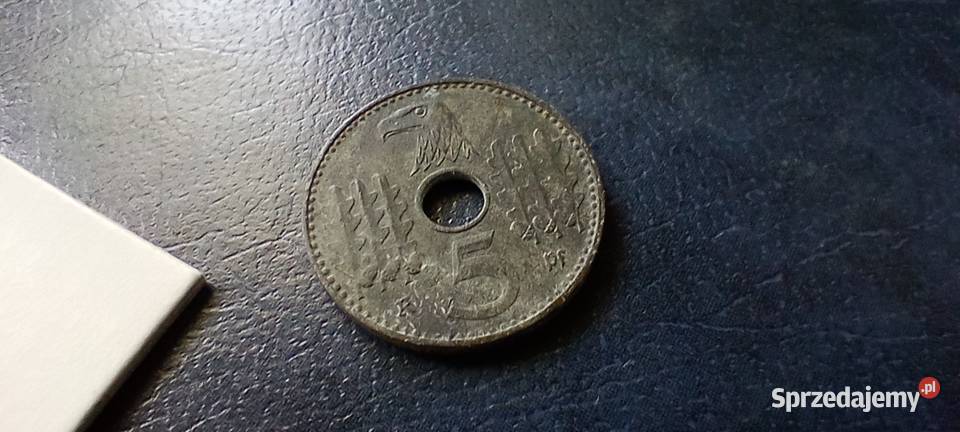 Stare monety 5 reichsfenig 1940 A Niemcy Numizmatyka