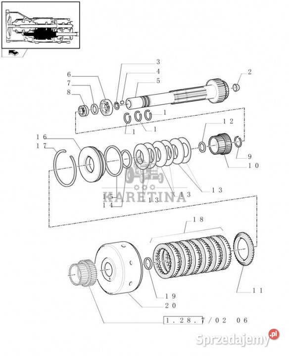 Holland T6010 Obudowa sprzęgła 47132786 Jastrzębniki