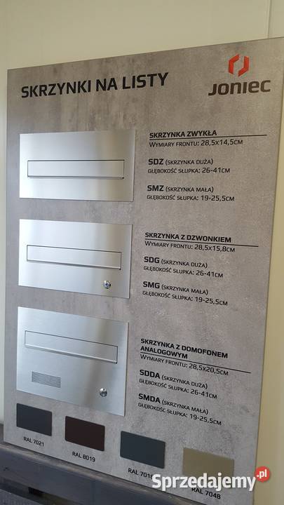 Skrzynka przelotowa na listy Joniec SMZ SDZ Materiały budowlane Stalowa Wola