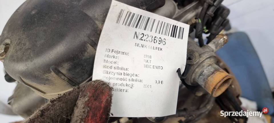 SILNIK SŁUPEK FIAT SEICENTO Lipno sprzedam