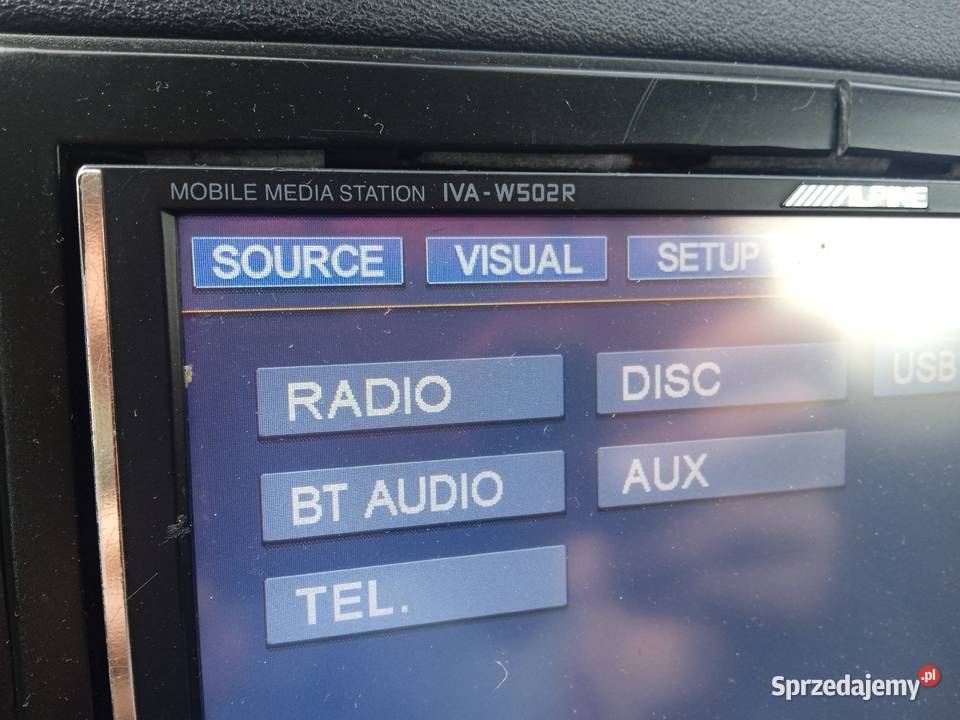 ALPINE IVAW502R dvd USB dotyk 7 Ostrołęka