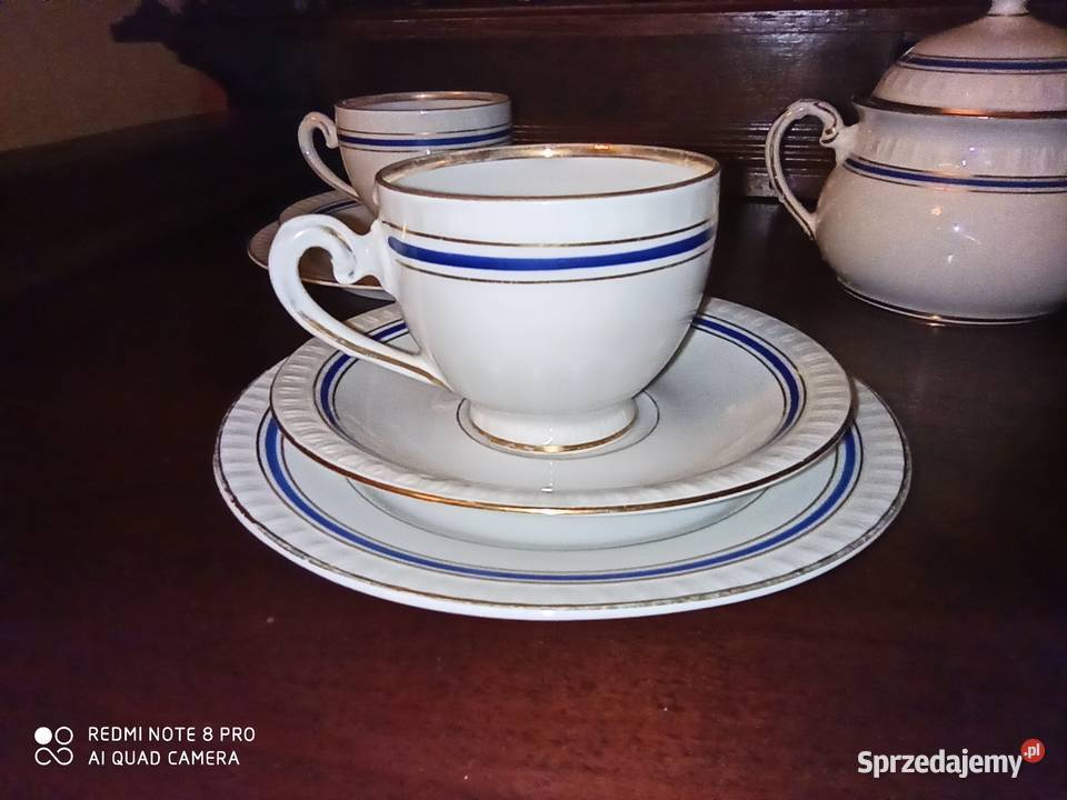 filiżanka z talerzykiem deserowym CT Tielsch Gdańsk sprzedam