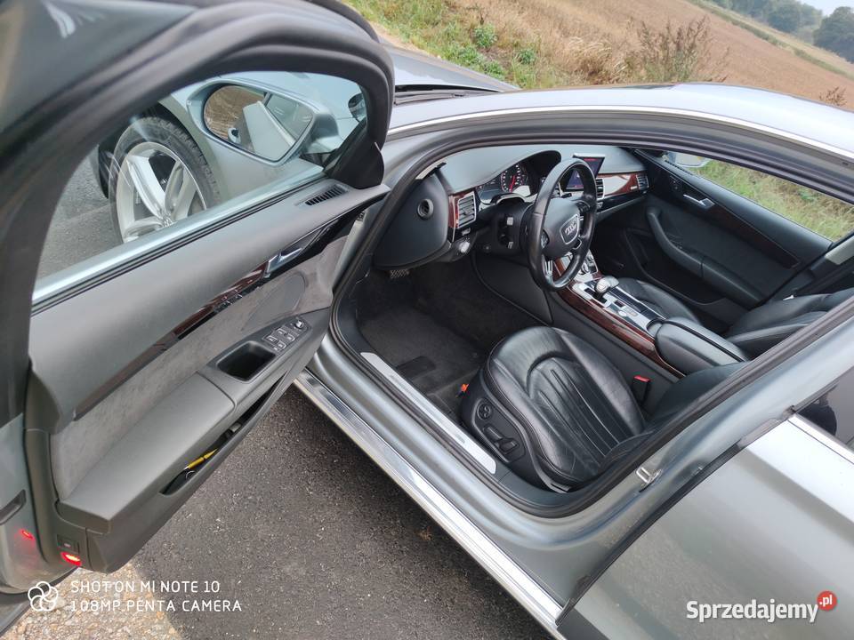 AUDI A8 D4 QUATTRO 30 TDI 252 2967cm3 Samochody osobowe Środa Śląska