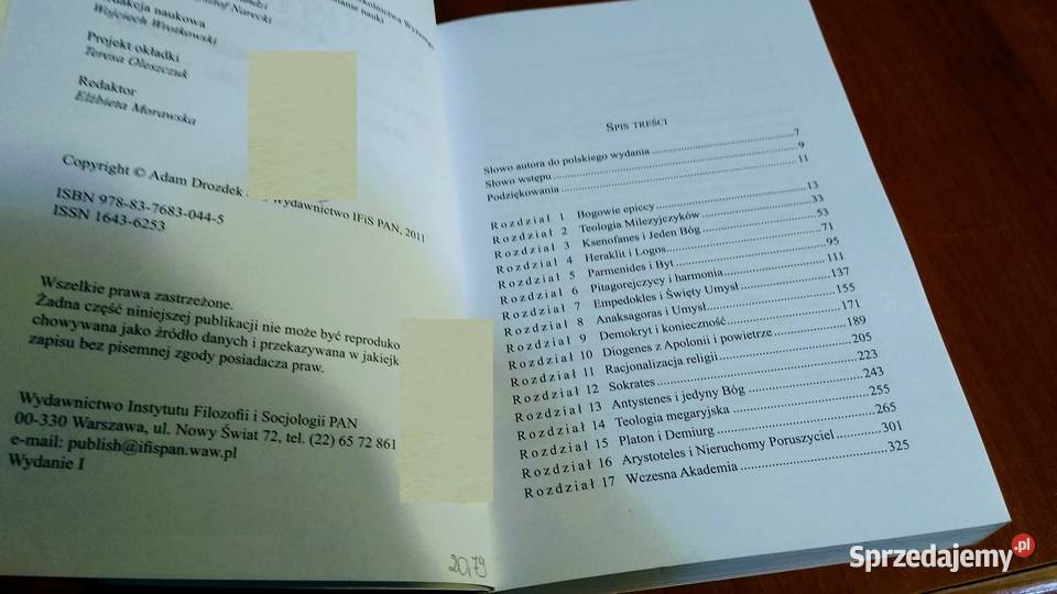 Greccy filozofowie jako teolodzy Adam Drozdek pomorskie