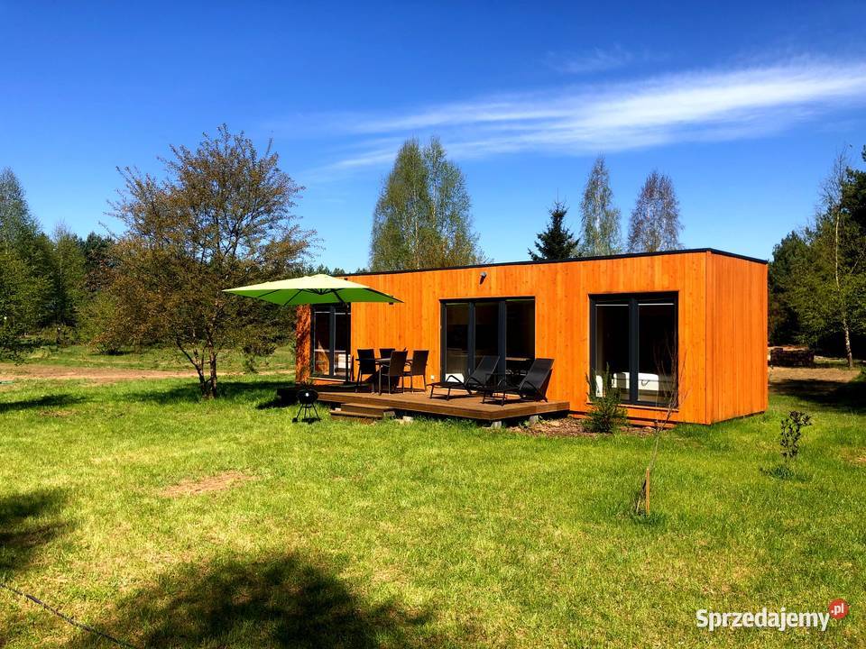 Domek letniskowy drewniany nowoczesny 35m2 na Domki drewniane Poznań