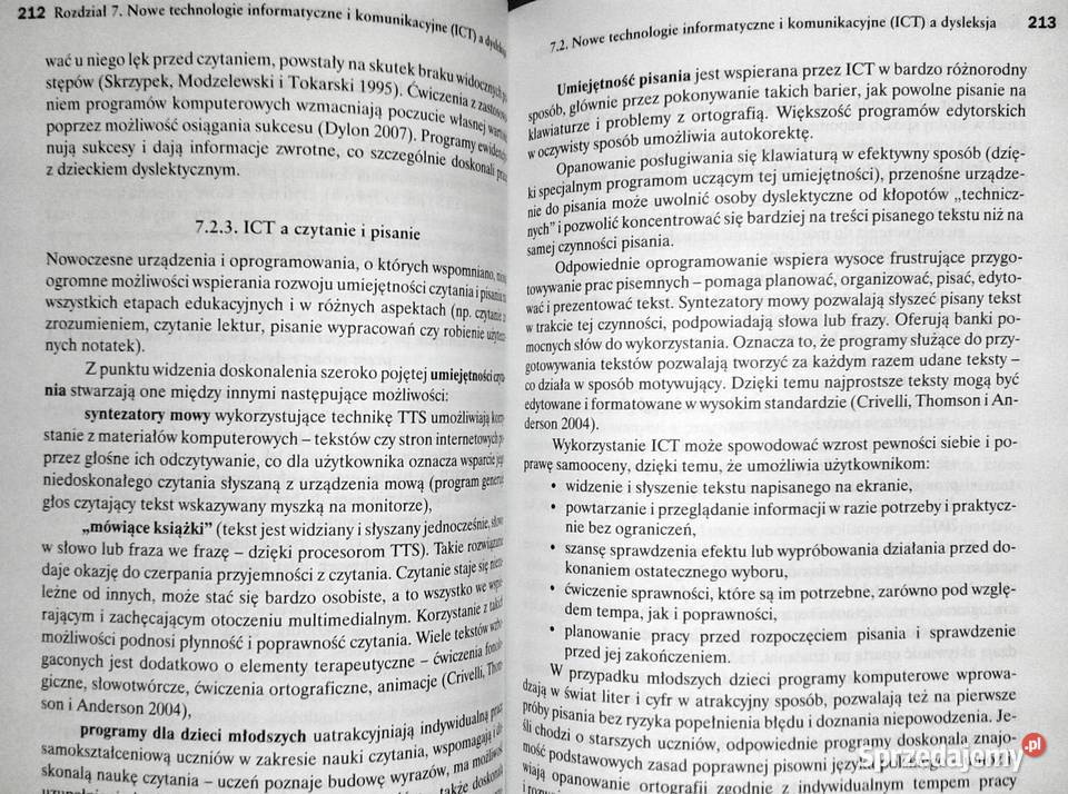 Psychologia dysleksji Grażyna KrasowiczKupis Chełm sprzedam