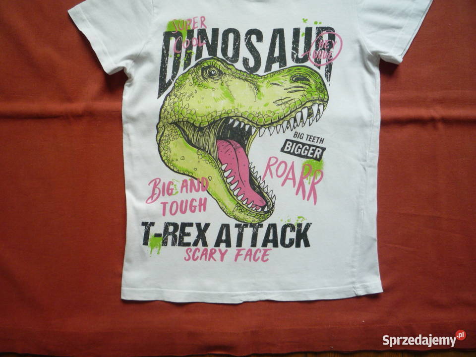 YFK 128 Bluzka Koszulka Tshirt Dinozaur TRex Bluzki, koszulki i kaftaniki