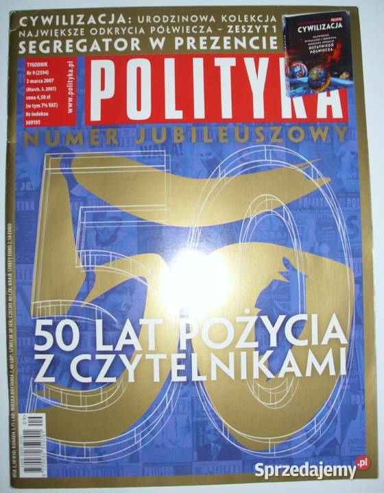 Unikat Wydanie jubileuszowe 50 lat Polityka 9 Warszawa