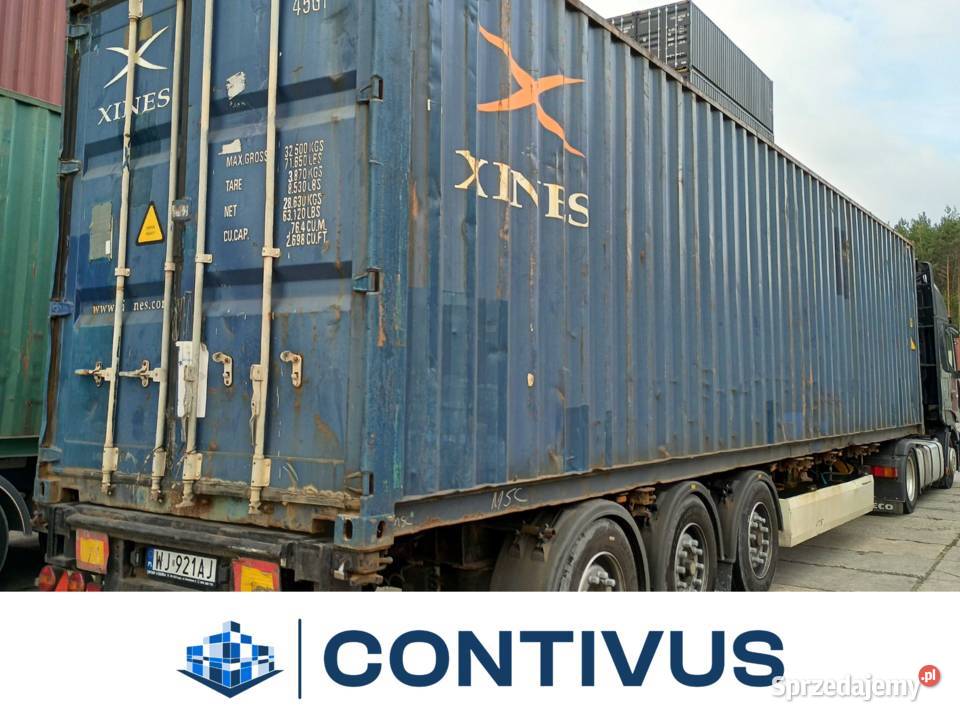 Kontener morski 12m40HC Promocja Magazynowanie