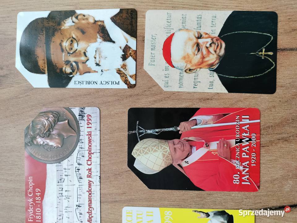 Karty telefoniczne PapieżChopin nobliści 2 Choszczno