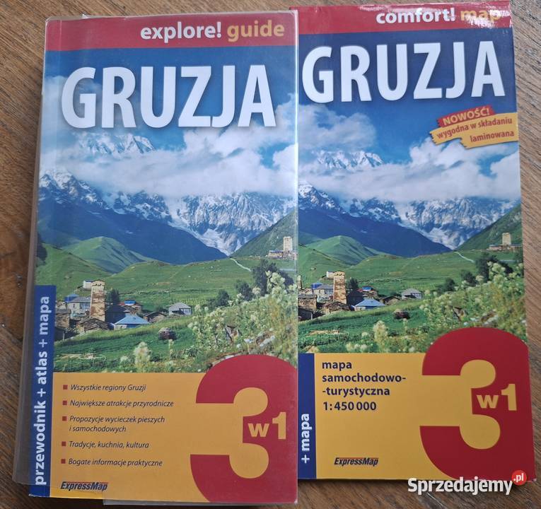 Gruzja 3 w 1 exploreguide przewodnik mapa ISBN 9788380465053 Kraków