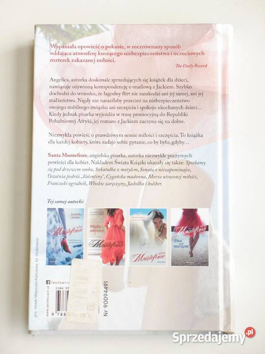 Smak szczęścia Santa Montefiore twarda małopolskie Kraków