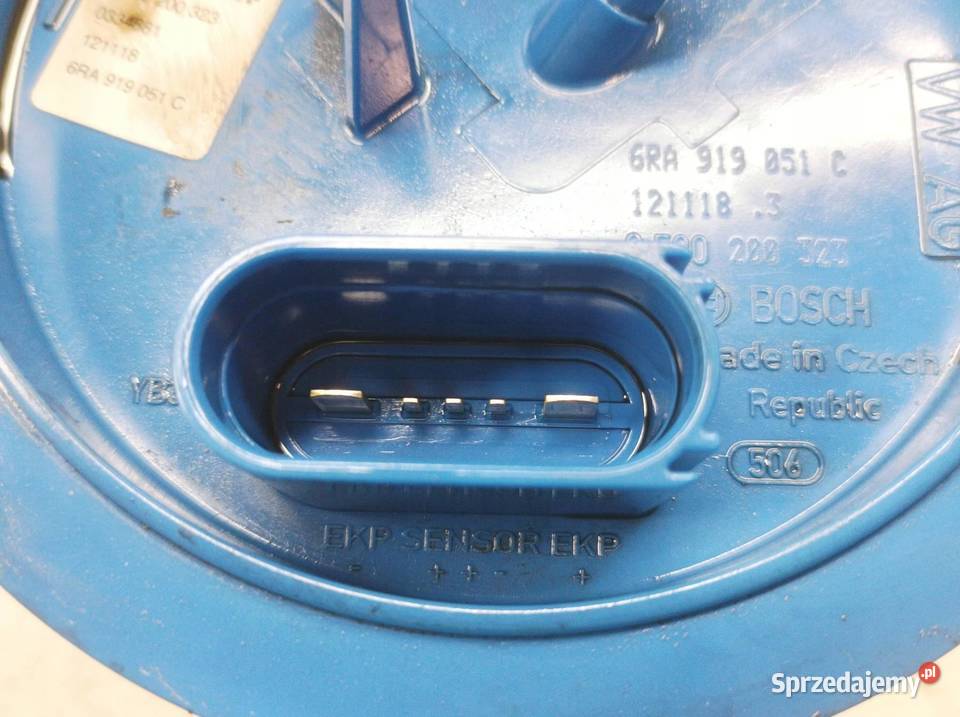 POMPA PALIWA PŁYWAK 10 TSI 0580200323 6RA919051C Układ paliwowy