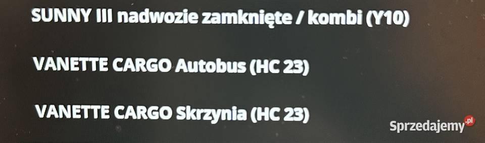 Gałkikońcówki układu kierowniczego Nissan osobowe