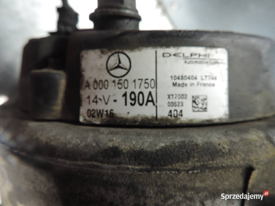 ALTERNATOR A0001501750 MERCEDES W203 22 CDI